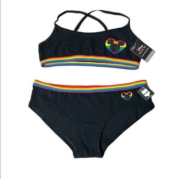 𝅺🆕 Disney Pride Bralette & Hipster Mickey Mouse Collection - Picture 1 of 5
